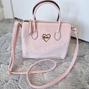 Juicy Couture Small Pink Velor Xbody Bag NWOT